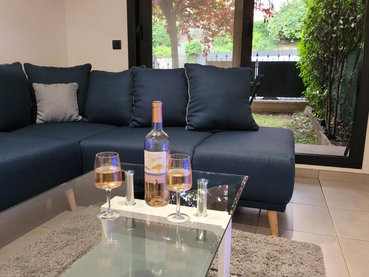 Appartement Standing 2 Pieces Avec Jardin Entre Paris & Dysney Bry-sur-Marne Ngoại thất bức ảnh